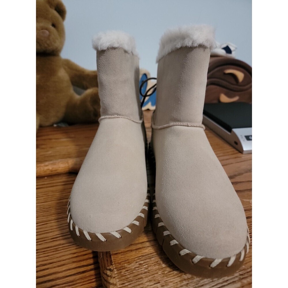 MUK LUKS Women's Flexi Albany Boots Fashion - Choose SZ 8/color Sand - Picture 2 of 7